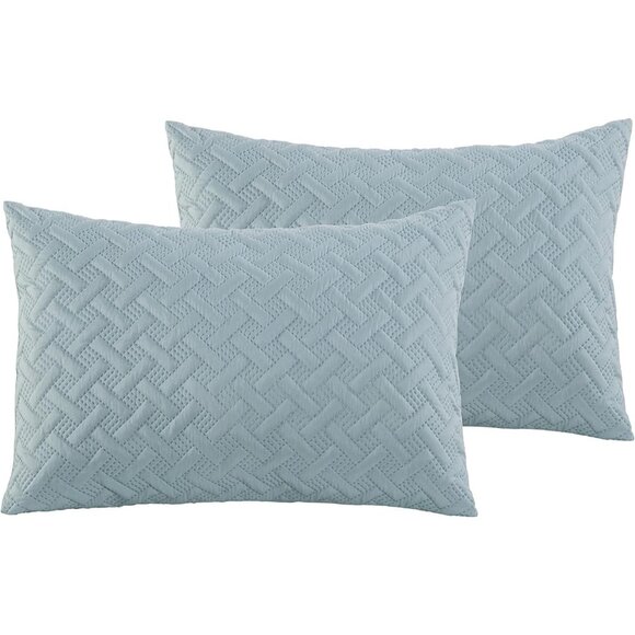 VCNY Home - Full/Queen Comforter Set, Textured Basketweave Bedding with Matching - Picture 5 of 6